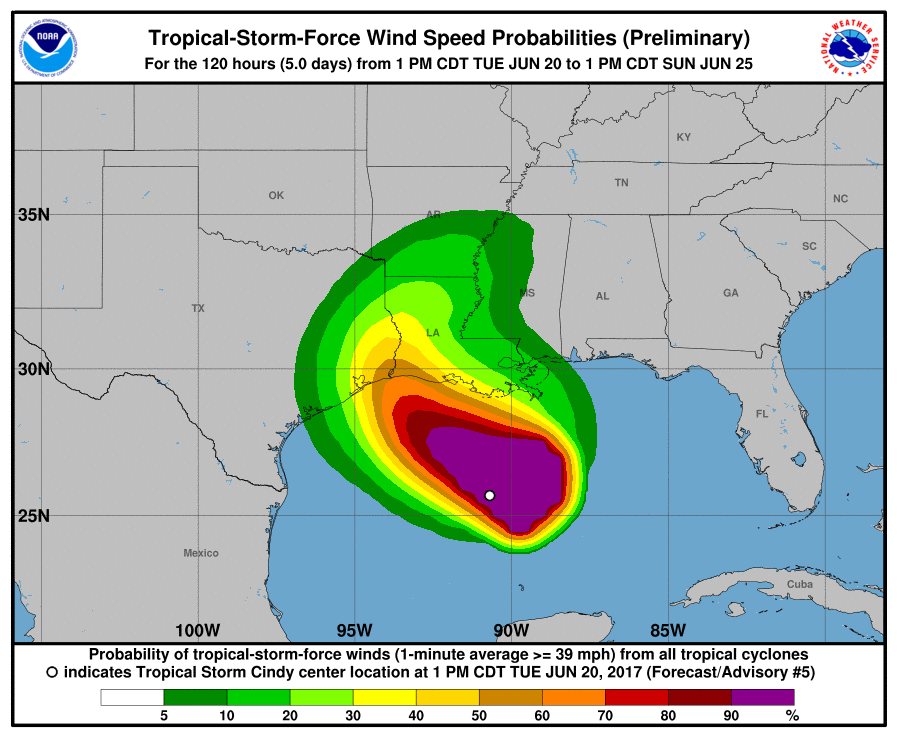 Preparing for Tropical Storm Cindy - Orange Leader | Orange Leader