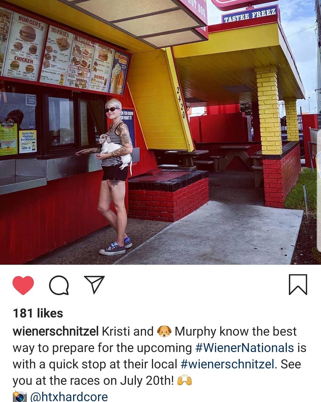 Local to run in Wienerschnitzel Wiener Nationals in July Orange