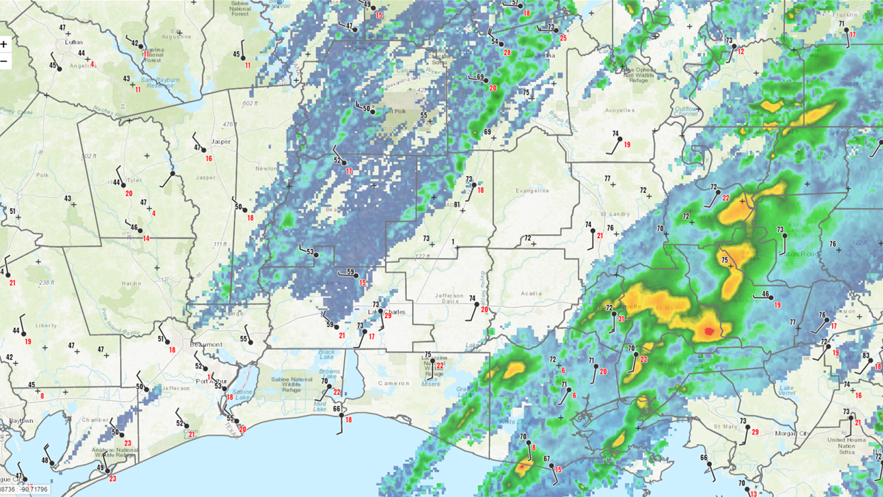 NWS Lake Charles 2 p.m. update on severe weather - Orange Leader ...