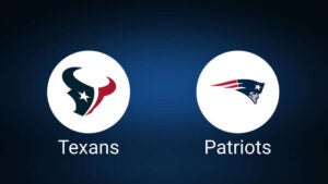 Houston Texans vs. New England Patriots Week 6 Tickets Available – Sunday, October 13 at Gillette Stadium