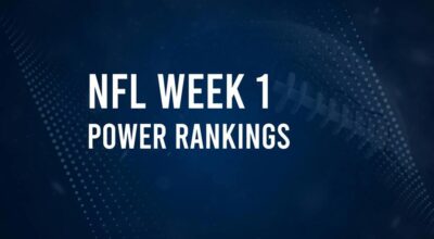 Ravens, 49ers, Week 1 NFL Power Rankings