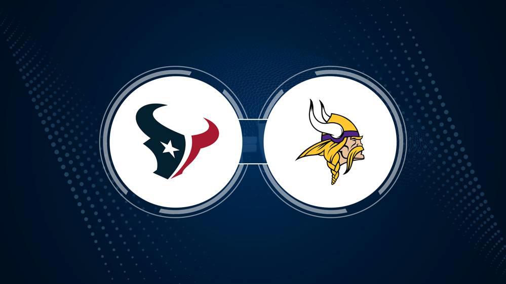 Best Bets, Odds for the Texans vs. Vikings Game – Week 3