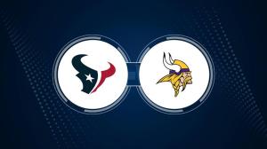 Best Bets, Odds for the Texans vs. Vikings Game – Week 3