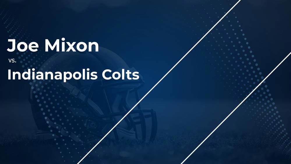 Joe Mixon and the Texans vs. the Colts: Week 1 Stats, Matchup, Game Info