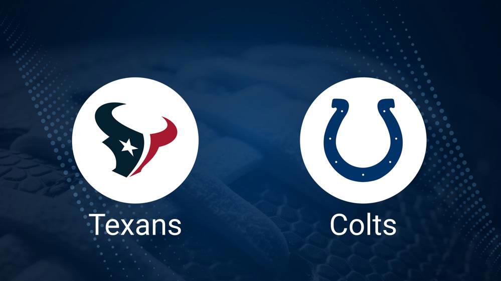 Texans vs. Colts: Odds, Moneyline, and Spread - Week 1