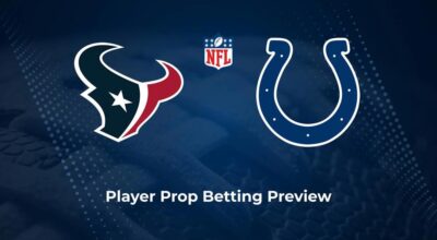 Texans vs. Colts Player Props & Odds – Week 1