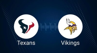 Texans vs. Vikings Predictions & Picks: Odds, Moneyline, Spread - Week 3