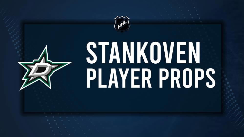 Logan Stankoven Player Prop Bets for the Stars vs. Bruins Game - October 24