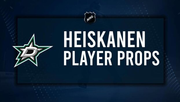 Miro Heiskanen Player Prop Bets for the Stars vs. Capitals Game - October 17