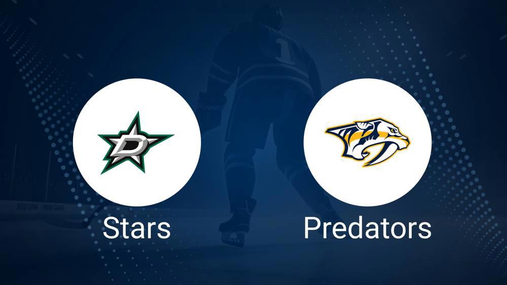 Stars vs. Predators Injury Report Today - October 10