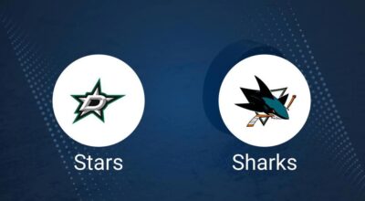 Stars vs. Sharks Injury Report Today - October 15