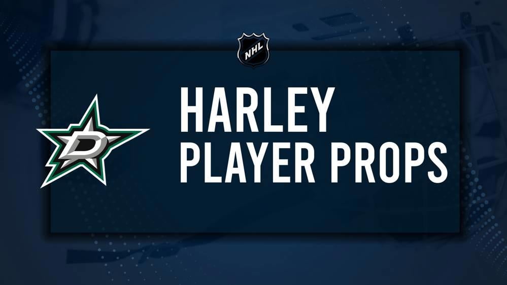 Thomas Harley Player Prop Bets for the Stars vs. Sharks Game - October 15