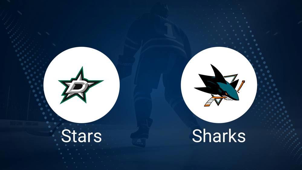 Where to Watch Dallas Stars vs. San Jose Sharks on TV or Streaming Live - October 15