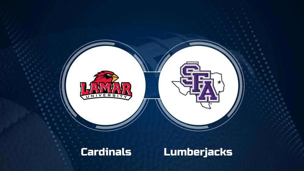 Where to Watch Lamar vs. Stephen F. Austin on TV or Streaming Live - Oct. 12