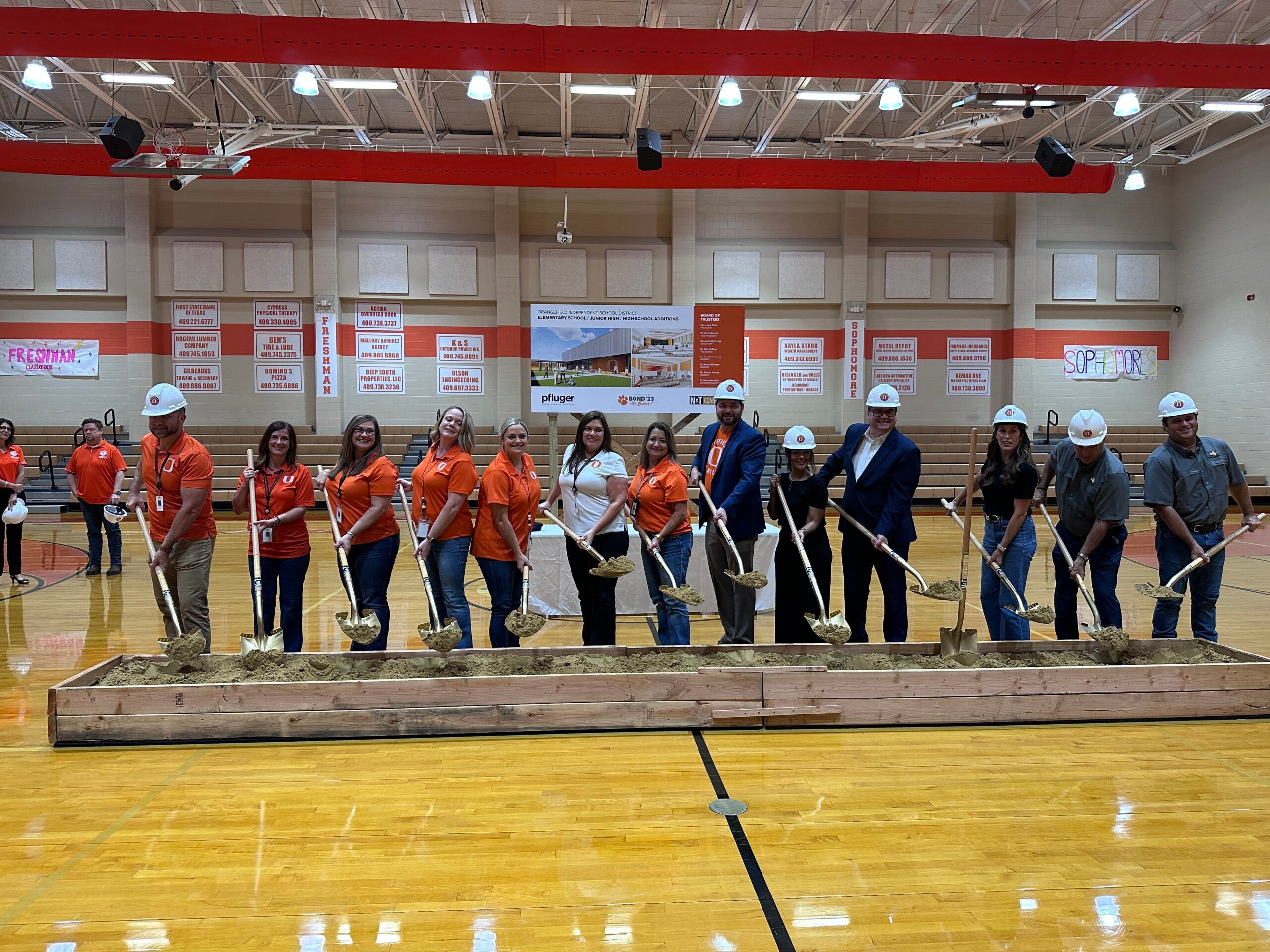 Groundbreaking kicks off Orangefield ISD bond construction - Orange ...