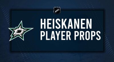 Miro Heiskanen Player Prop Bets for the Stars vs. Panthers Game - November 2