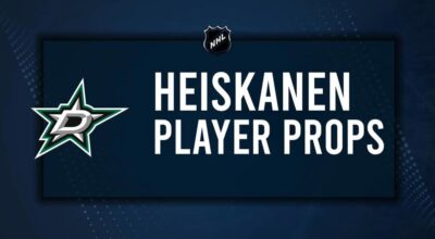 Miro Heiskanen Player Prop Bets for the Stars vs. Penguins Game - November 11