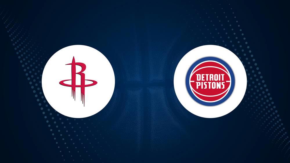 NBA Best Bets: Rockets vs. Pistons Picks for November 10