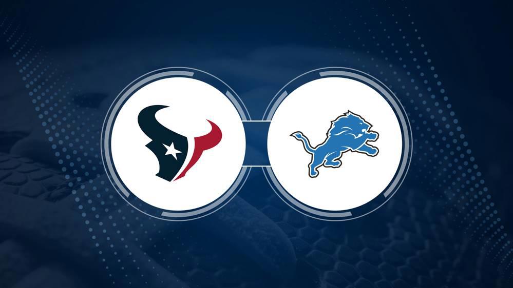 Texans vs. Lions Same Game Parlay Picks – NFL Week 10