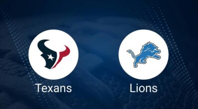 Texans vs. Lions Sunday Night Football: Odds, Moneyline, and Spread - Week 10