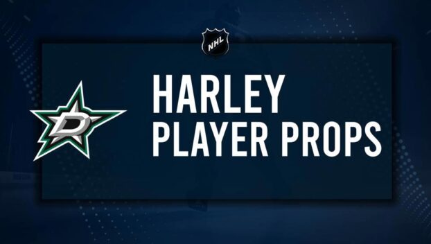 Thomas Harley Player Prop Bets for the Stars vs. Sharks Game - November 20