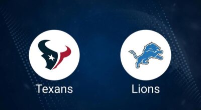 Where to Watch Texans vs. Lions on TV or Streaming Live - Nov. 10