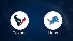 Where to Watch Texans vs. Lions on TV or Streaming Live - Nov. 10