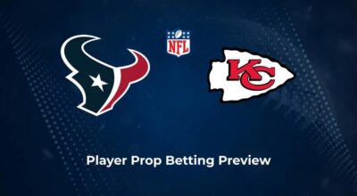 Texans vs. Chiefs Player Props & Odds – Week 16