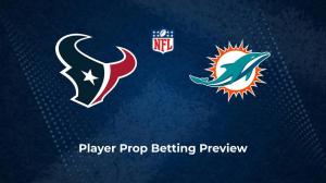 Texans vs. Dolphins Player Props & Odds – Week 15