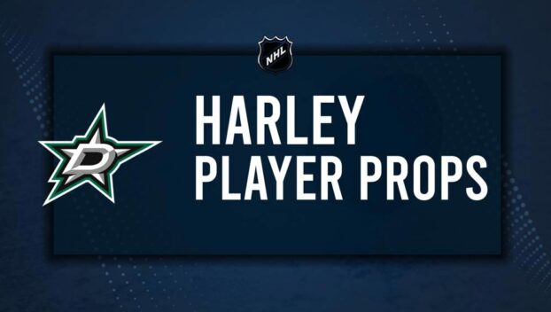 Thomas Harley Player Prop Bets for the Stars vs. Golden Knights Game - December 6