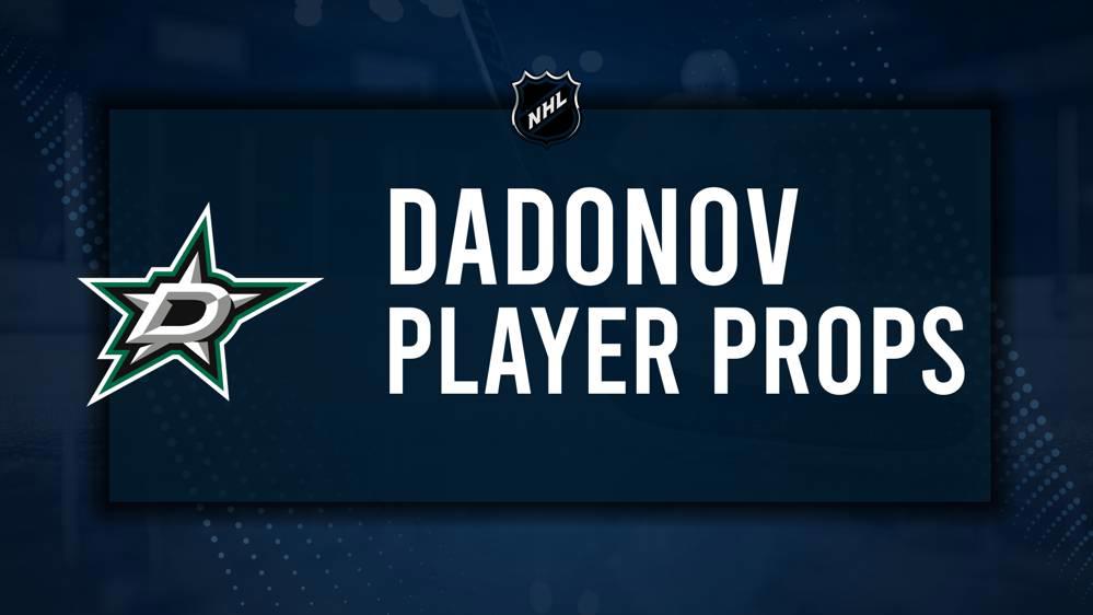 Evgenii Dadonov Player Prop Bets for the Stars vs. Golden Knights Game - January 24