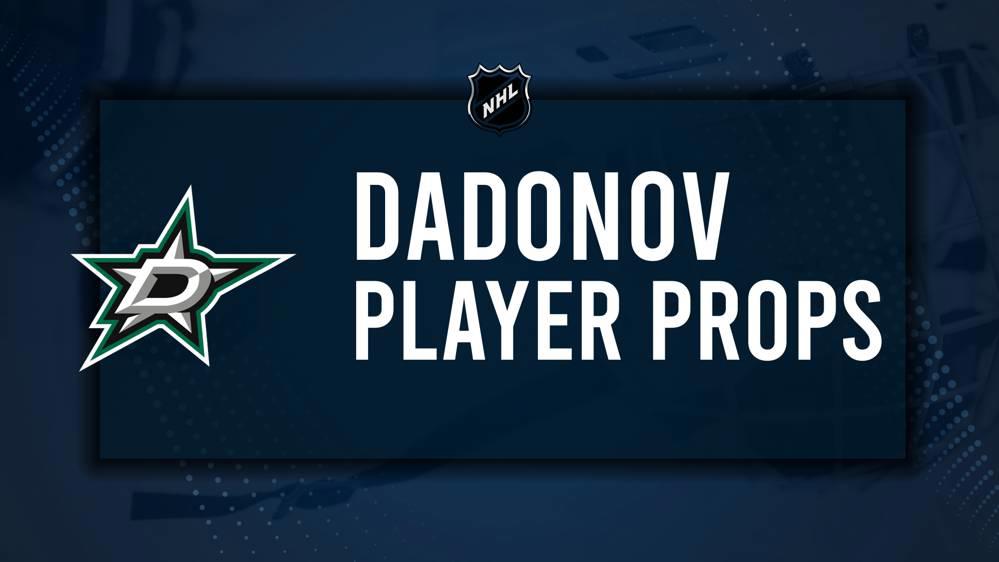 Evgenii Dadonov Player Prop Bets for the Stars vs. Senators Game - January 2