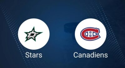 How to Pick the Stars vs. Canadiens Game with Odds, Spread, Betting Line and Stats – January 11