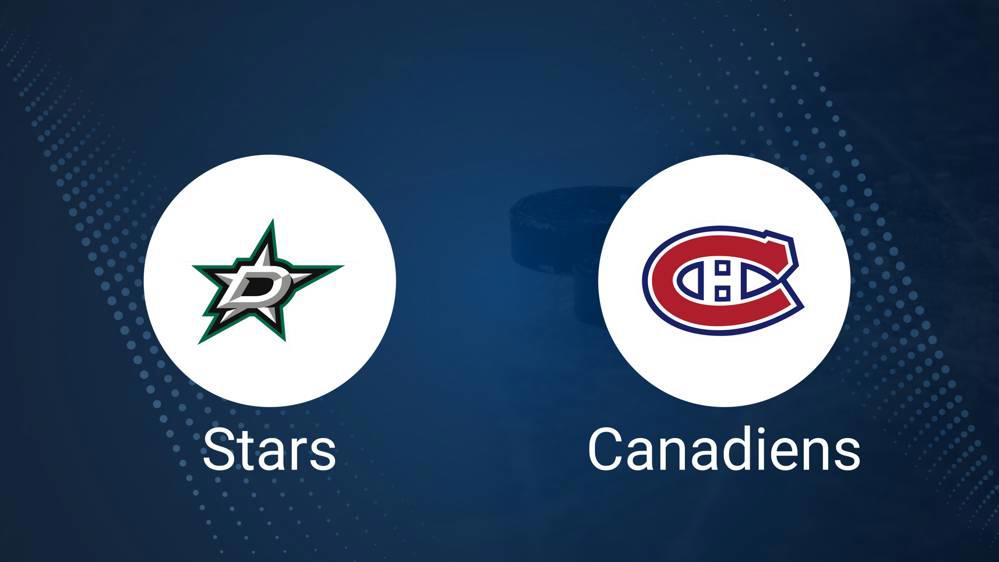 How to Pick the Stars vs. Canadiens Game with Odds, Spread, Betting Line and Stats – January 11