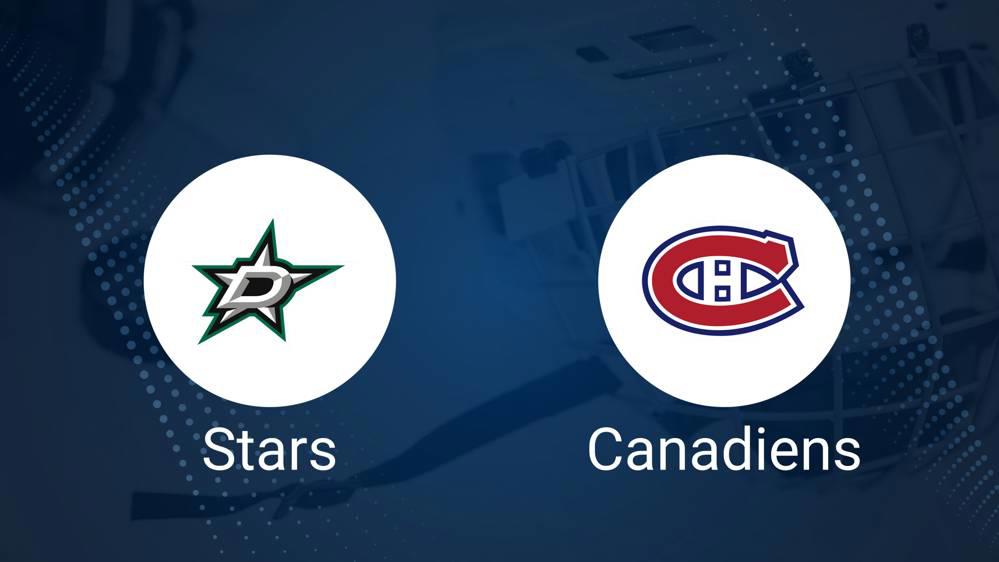 How to Pick the Stars vs. Canadiens Game with Odds, Spread, Betting Line and Stats – January 16