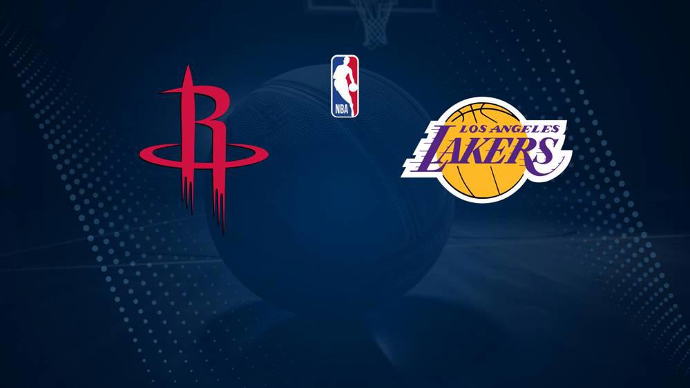 How to Watch the Rockets vs. Lakers Game: Streaming & TV Channel Info for January 5