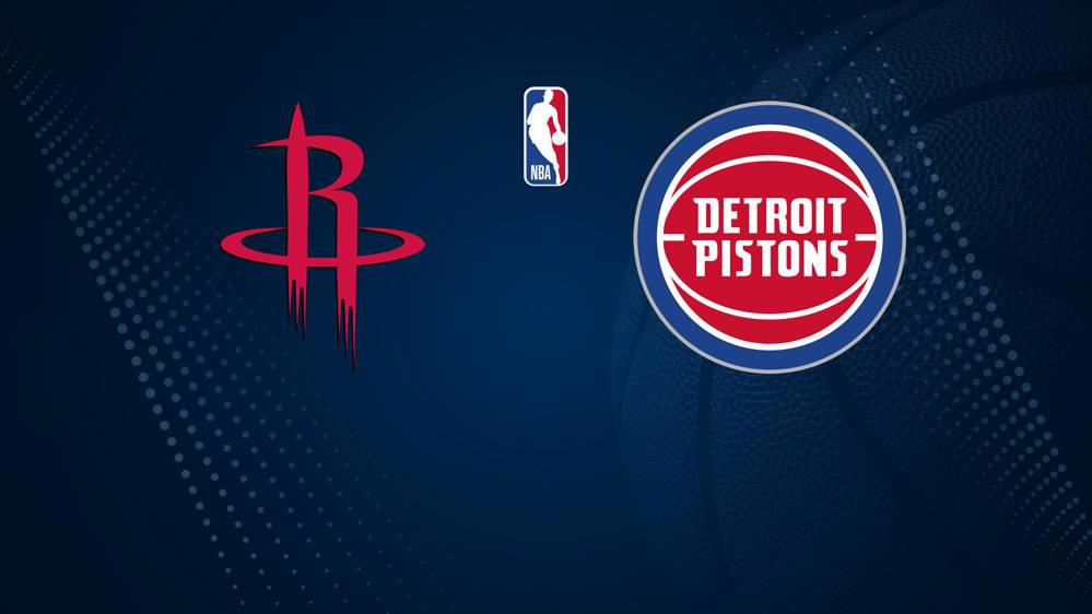 How to Watch the Rockets vs. Pistons Game: Streaming & TV Channel Info for January 20