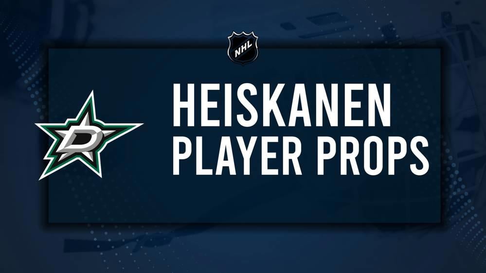 Miro Heiskanen Player Prop Bets for the Stars vs. Blues Game - January 25