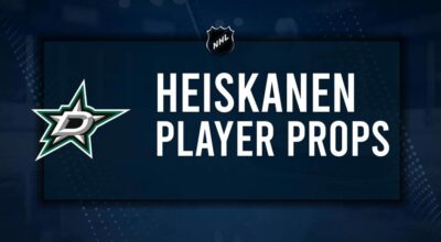 Miro Heiskanen Player Prop Bets for the Stars vs. Golden Knights Game - January 24