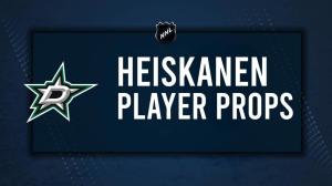 Miro Heiskanen Player Prop Bets for the Stars vs. Golden Knights Game - January 28