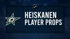 Miro Heiskanen Player Prop Bets for the Stars vs. Hockey Club Game - January 4