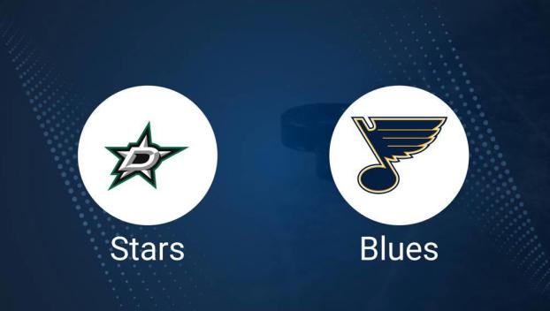 Stars vs. Blues Injury Report Today - January 25