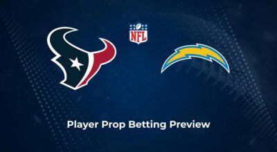 Texans vs. Chargers Player Props & Odds – AFC Wild Card