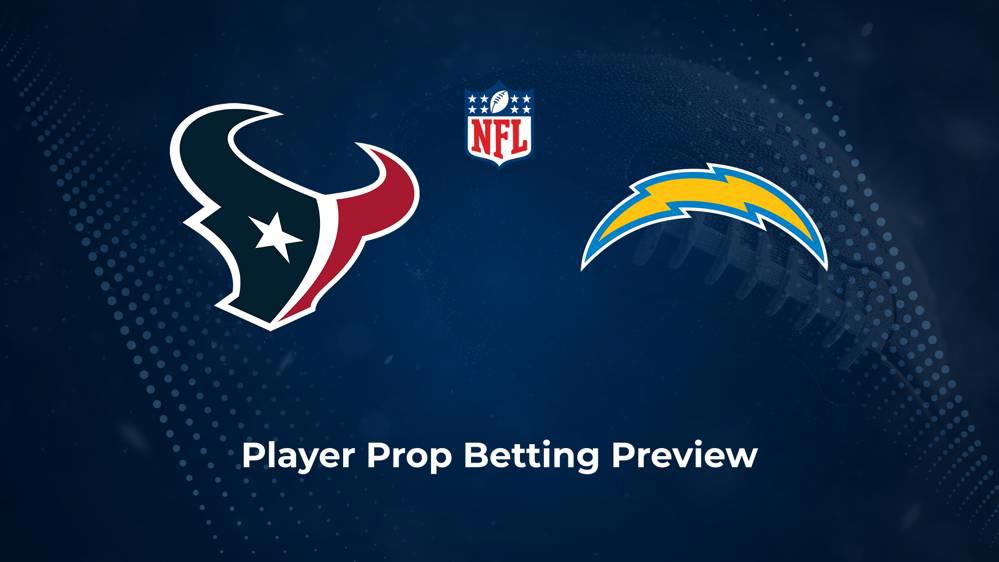 Texans vs. Chargers Player Props & Odds – AFC Wild Card