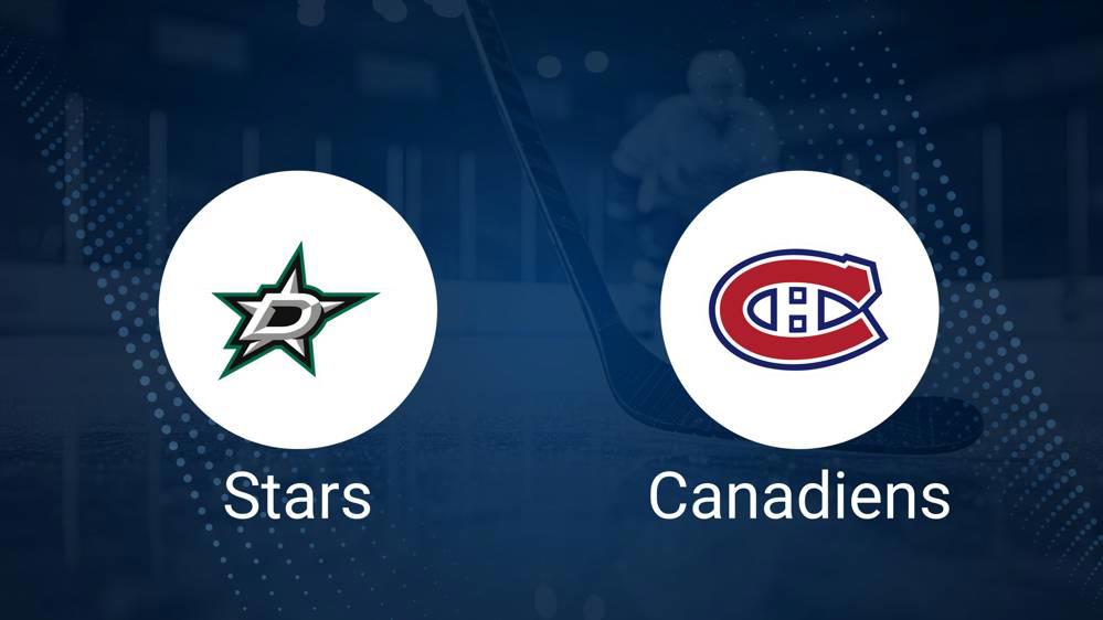 Where to Watch Dallas Stars vs. Montreal Canadiens on TV or Streaming Live - January 11