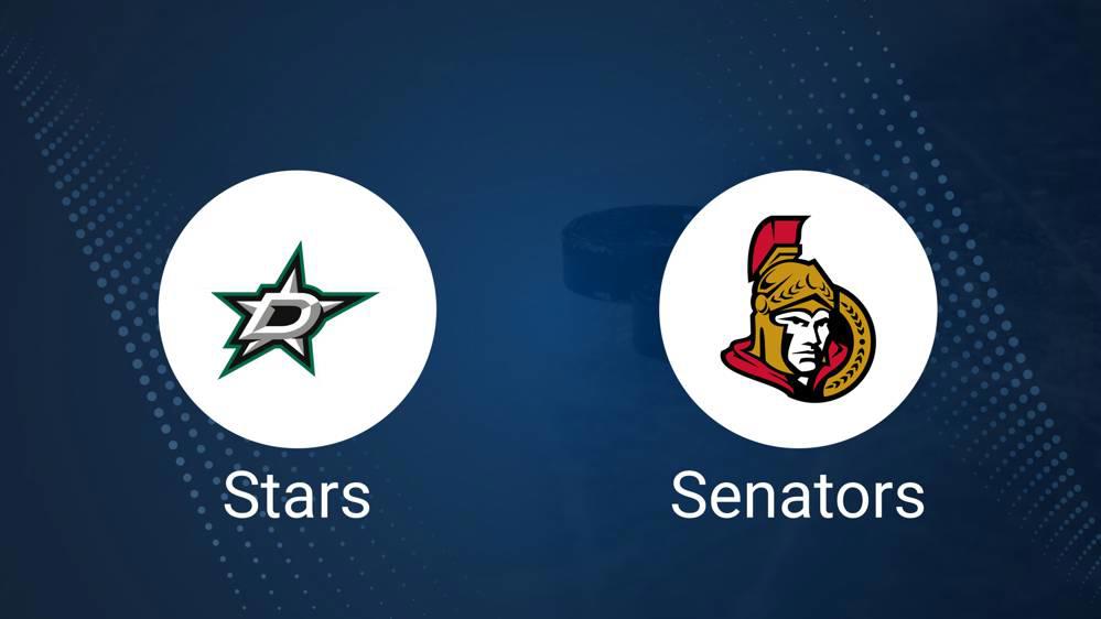 Where to Watch Dallas Stars vs. Ottawa Senators on TV or Streaming Live - January 12