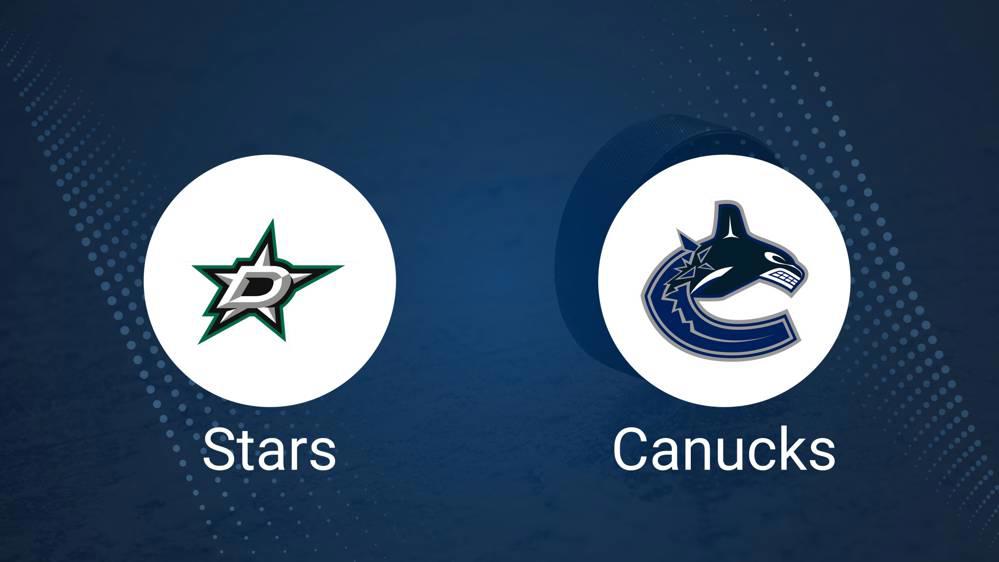 Where to Watch Dallas Stars vs. Vancouver Canucks on TV or Streaming Live - January 31