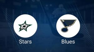 How to Pick the Stars vs. Blues Game with Odds, Spread, Betting Line and Stats – March 2