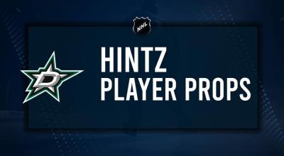 Roope Hintz Player Prop Bets for the Stars vs. Blues Game - March 2