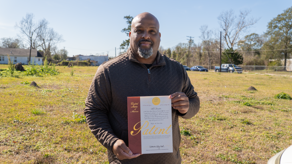 Orange native Mack Anderson celebrates U.S. patent for emergency power devices